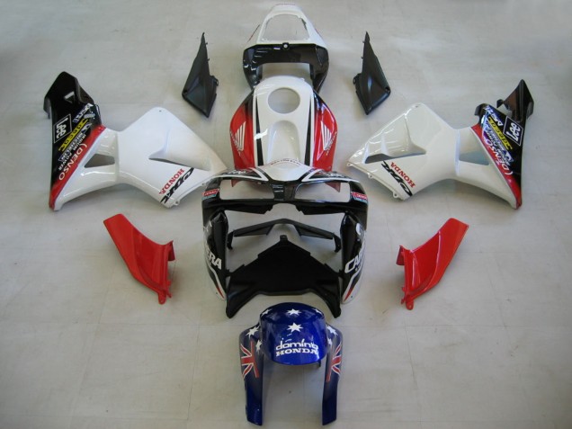 Rouge Blanc Bleu DENSO Carénage Moto Honda CBR600RR 2005-2006