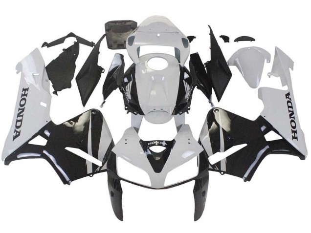 Blanc Noir Carénages Moto Honda CBR600RR 2005-2006