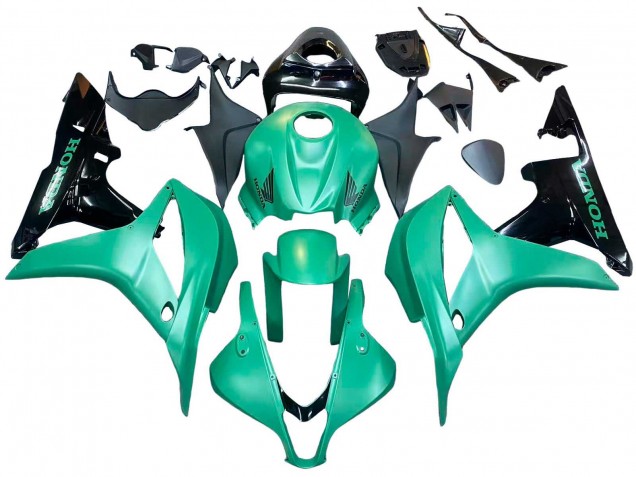 Vert Noir Brillant Kits Carénages Moto ABS Honda CBR600RR 2007-2008