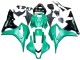 Vert Noir Brillant Kits Carénages Moto ABS Honda CBR600RR 2007-2008