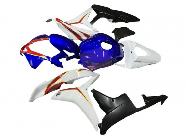 Blanc Bleu Rouge Noir Brillant Carénage Moto Honda CBR600RR 2007-2008 Pas Chère