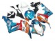 Orange Blanc Rouge Bleu Repsol Carénage Moto Honda CBR600RR 2007-2008