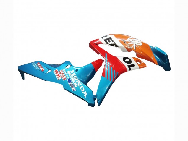 Orange Blanc Rouge Bleu Repsol Carénage Moto Honda CBR600RR 2007-2008