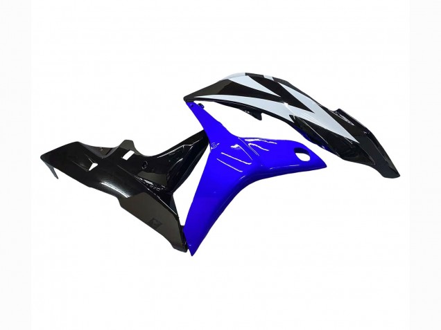 Blanc Bleu Noir Brillant Carénages Moto Honda CBR600RR 2007-2008