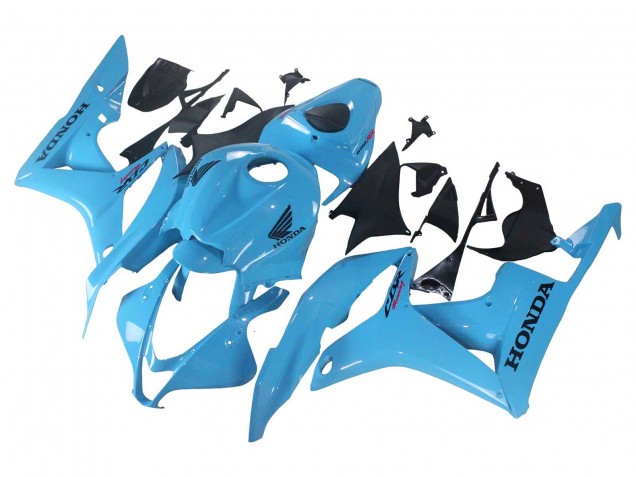 Bleu Clair Courses Carénage Moto Honda CBR600RR 2007-2008