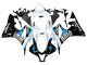 Blanc Bleu Clair Noir Brillant Carénage Moto Honda CBR600RR 2007-2008