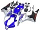 Argent Bleu Noir Brillant Courses Carénage Moto Honda CBR600RR 2007-2008