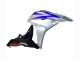 Argent Bleu Noir Brillant Courses Carénage Moto Honda CBR600RR 2007-2008