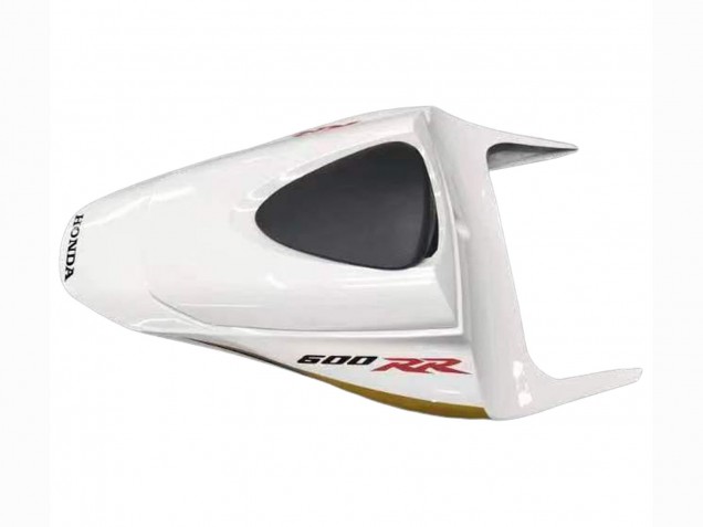 Blanc Or Noir Brillant Playboy Carénages Moto Honda CBR600RR 2007-2008