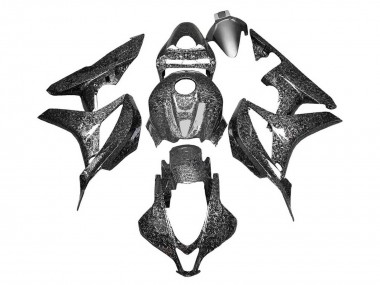 Noir Fibre de Carbone Forgée Carénage Moto Honda CBR600RR 2007-2008 Pas Chère