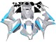 Gris Brillant Bleu Clair Carénage Moto Honda CBR600RR 2007-2008