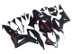 Noir Mat Rouge Carénage Moto Honda CBR600RR 2007-2008