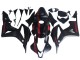 Noir Mat Rouge Carénage Moto Honda CBR600RR 2007-2008