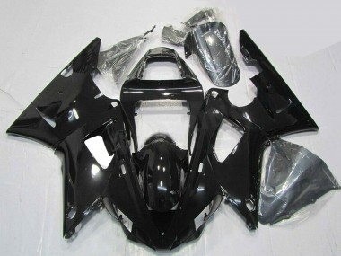 Noir Brillant Carénage Moto Yamaha YZF R1 2000-2001 Pas Chère