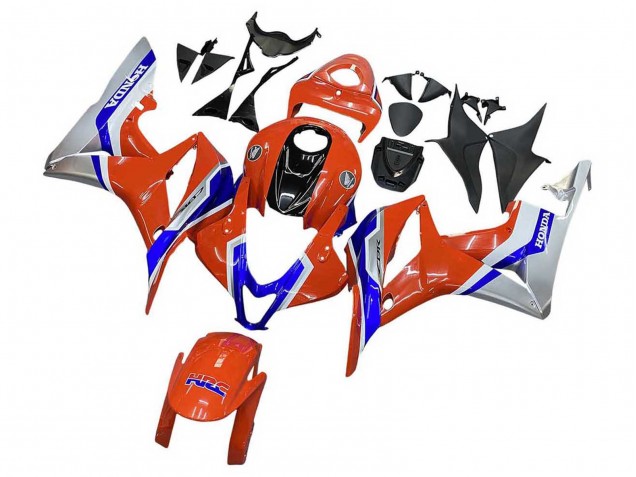 Argent Bleu Rouge HRC Carénage Moto Honda CBR600RR 2007-2008