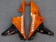 Noir Brillant Orange Flamme Carénage Moto Honda CBR600RR 2007-2008