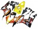 Jaune Orange Noir Brillant Rossi Repsol Carénage Moto Honda CBR600RR 2007-2008