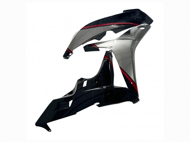 Argent Rouge Noir Brillant Carénage Moto Honda CBR600RR 2007-2008