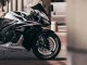 Blanc Noir Courses Carénage Moto Honda CBR600RR 2007-2008