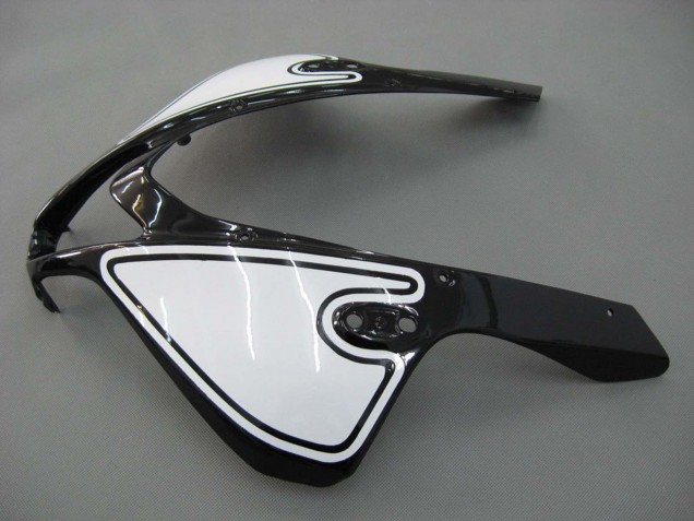 Blanc Noir Courses Carénage Moto Honda CBR600RR 2007-2008