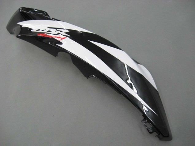 Blanc Noir Courses Carénage Moto Honda CBR600RR 2007-2008