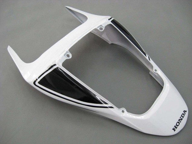 Blanc Noir Courses Carénage Moto Honda CBR600RR 2007-2008