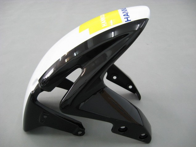Blanc Vert Jaune Noir Brillant Hannspree Carénage Moto Honda CBR600RR 2007-2008