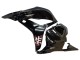 Blanc Fleur de cerisier Noir Brillant Carénage Moto Honda CBR600RR 2009-2012
