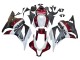 Blanc Rouge Noir Mat Carénage Moto Honda CBR600RR 2009-2012