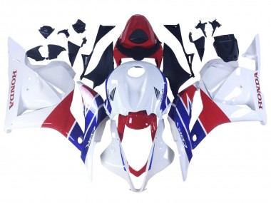 Blanc Rouge Bleu Carénage Moto Honda CBR600RR 2009-2012 Pas Chère