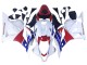 Blanc Rouge Bleu Carénage Moto Honda CBR600RR 2009-2012