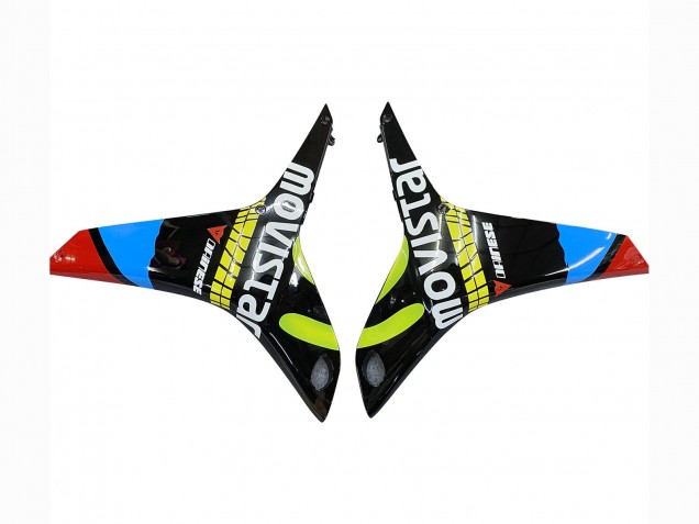 Noir Multicolore MoviStar Carénage Moto Honda CBR600RR 2009-2012