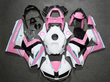 Blanc Rose Bleu Carénage Moto Honda CBR600RR 2009-2012 Pas Chère