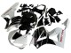 Blanc Noir Brillant Kits Carénages Moto Honda CBR600RR 2013-2023