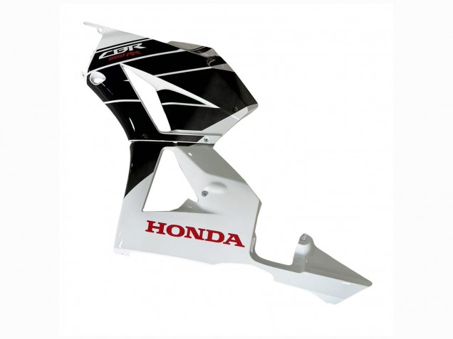 Blanc Noir Brillant Kits Carénages Moto Honda CBR600RR 2013-2023