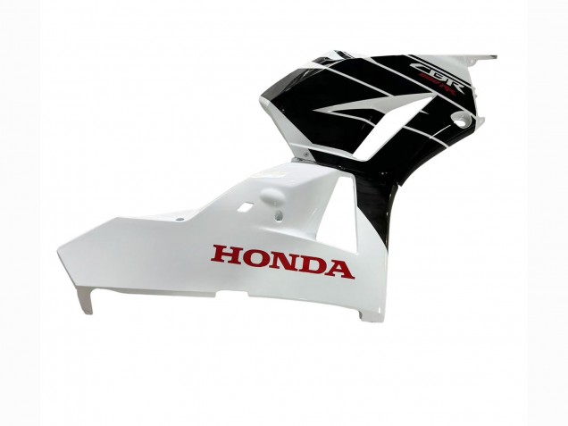 Blanc Noir Brillant Kits Carénages Moto Honda CBR600RR 2013-2023