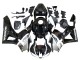Argent Noir Brillant Carénage Moto Honda CBR600RR 2013-2023