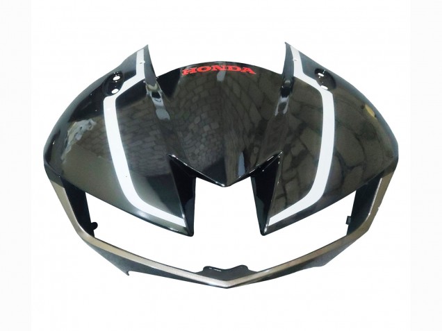Argent Noir Brillant Carénage Moto Honda CBR600RR 2013-2023