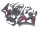 Noir Fibre de Carbone Rouge Carénage Moto Honda CBR600RR 2013-2023