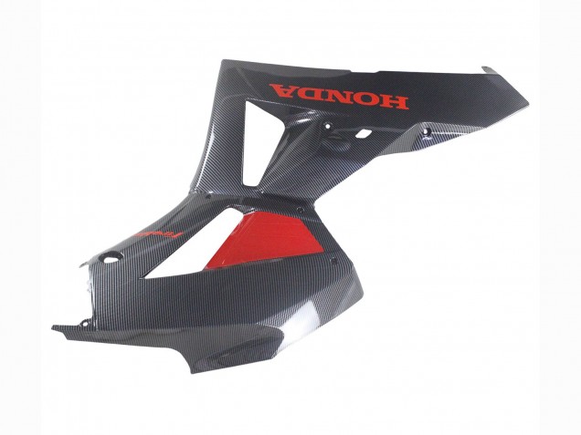 Noir Fibre de Carbone Rouge Carénage Moto Honda CBR600RR 2013-2023