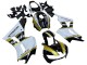 Blanc Or Noir Brillant Repsol Carénage Moto Honda CBR600RR 2013-2023
