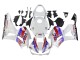 Blanc Rouge Bleu HRC Carénages Moto Honda CBR600RR 2013-2023