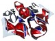 Blanc Rouge Bleu HRC Carénage Moto Honda CBR600RR 2013-2023