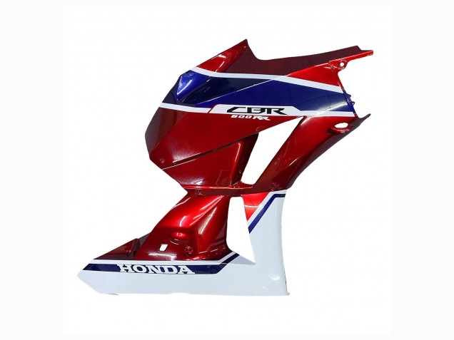 Blanc Rouge Bleu HRC Carénage Moto Honda CBR600RR 2013-2023