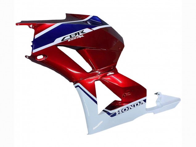 Blanc Rouge Bleu HRC Carénage Moto Honda CBR600RR 2013-2023