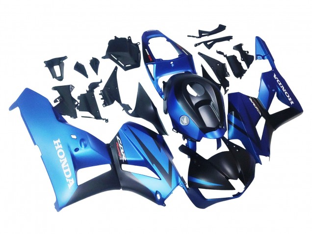 Bleu Noir Mat Courses Carénage Moto Honda CBR600RR 2013-2023