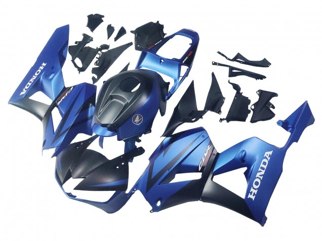 Bleu Noir Mat Courses Carénage Moto Honda CBR600RR 2013-2023