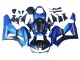 Bleu Noir Mat Courses Carénage Moto Honda CBR600RR 2013-2023