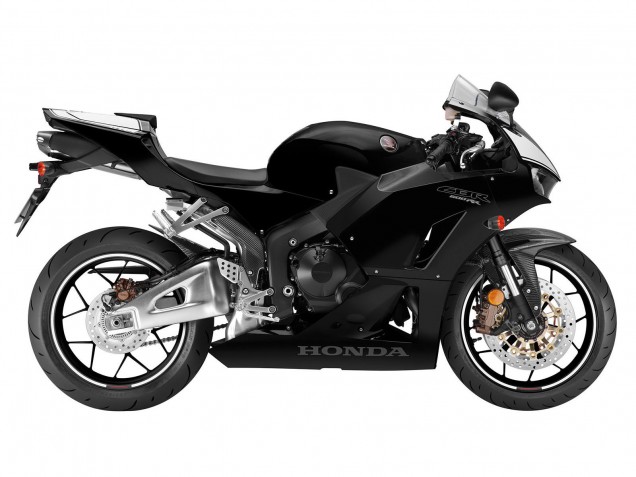 Noir Brillant Carénages Moto Honda CBR600RR 2013-2023