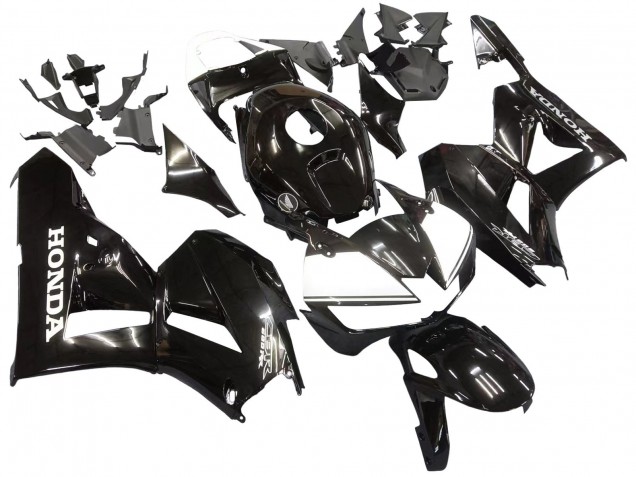 Noir Brillant Carénages Moto Honda CBR600RR 2013-2023